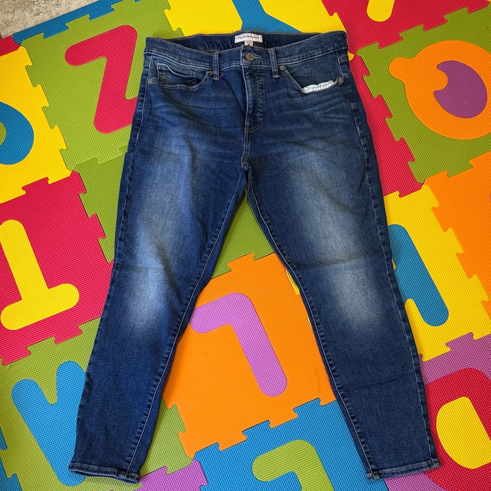 Lucky Brand Women's Dark Blue Skinny Jeans